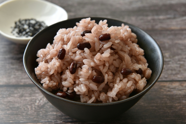 赤飯　もち米