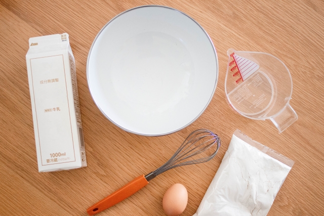 ホットケーキの材料